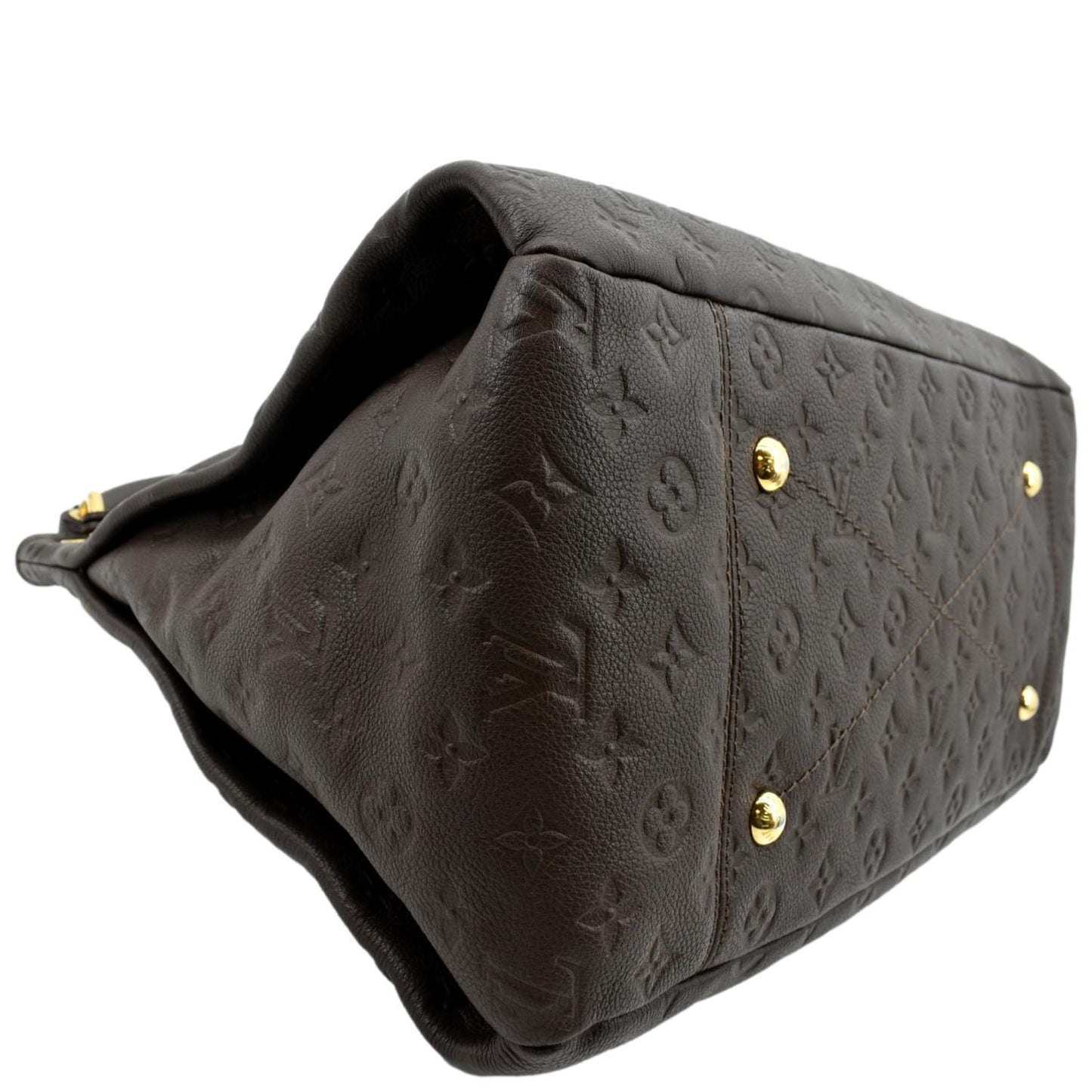 LOUIS VUITTON Artsy MM Empreinte Leather Hobo Bag Chocolate - Hot Deals