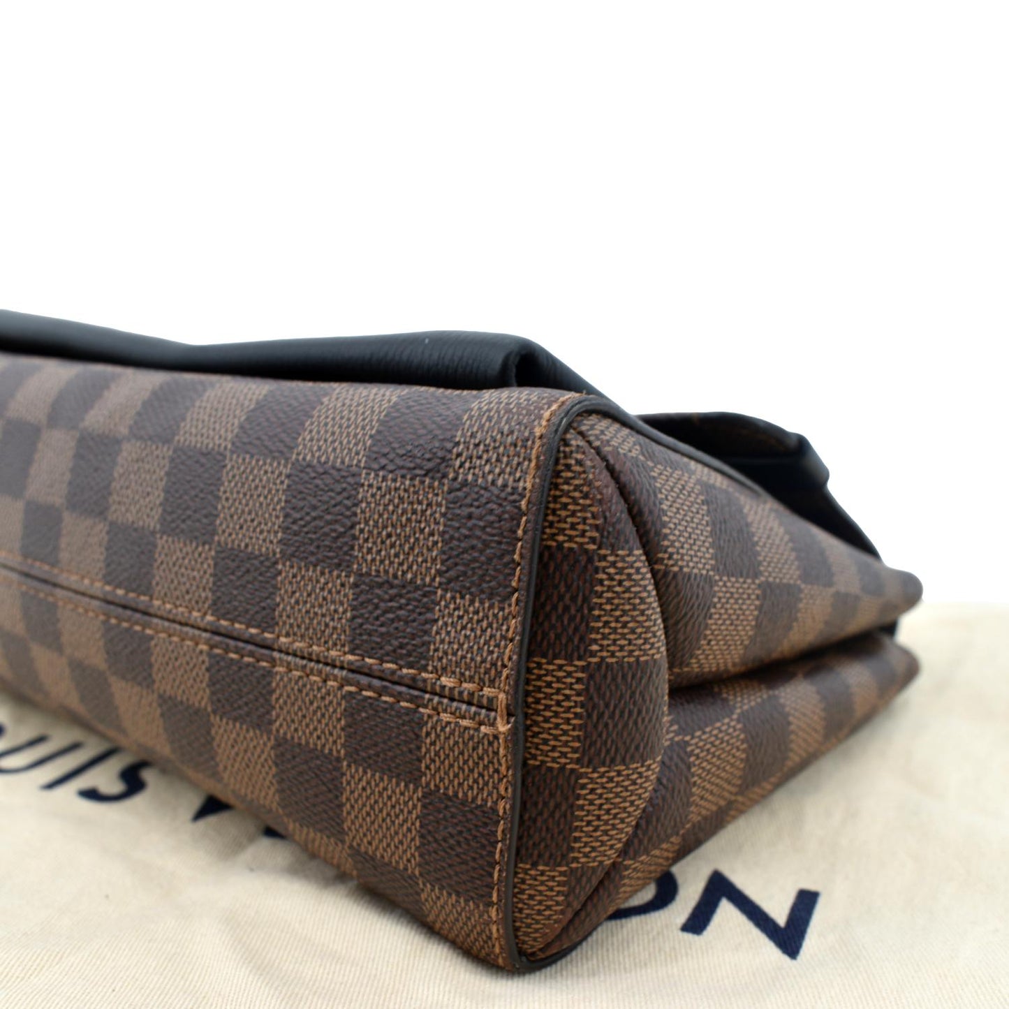 LOUIS VUITTON Vavin PM Damier Ebene Crossbody Bag Brown