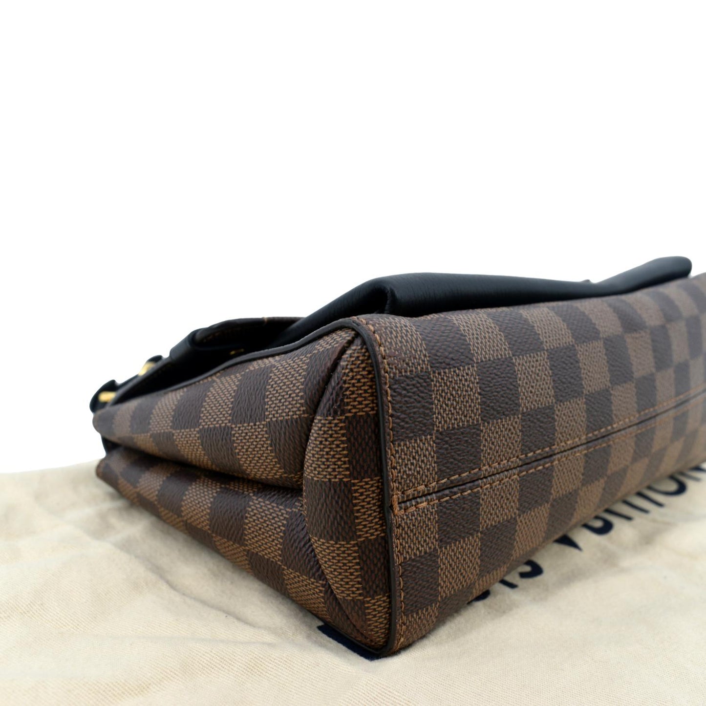 LOUIS VUITTON Vavin PM Damier Ebene Crossbody Bag Brown