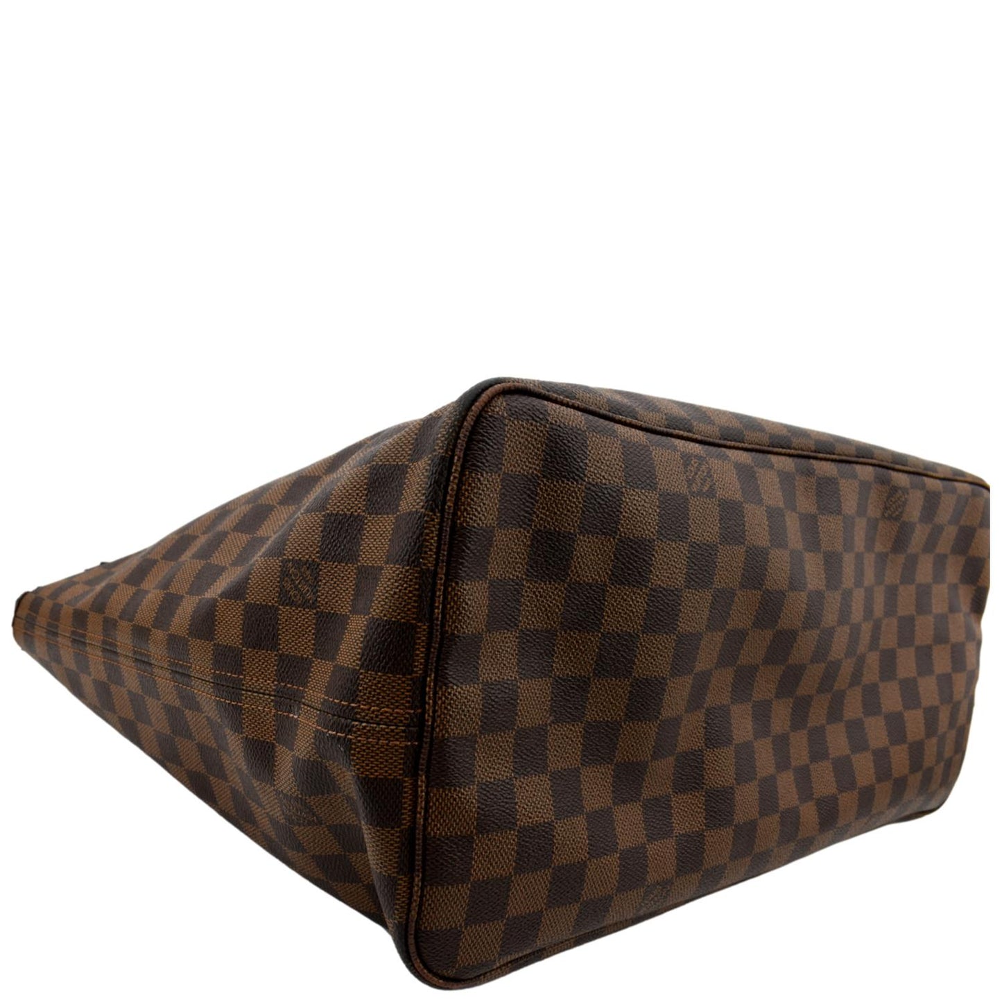 LOUIS VUITTON Neverfull GM Damier Ebene Tote Shoulder Bag Brown