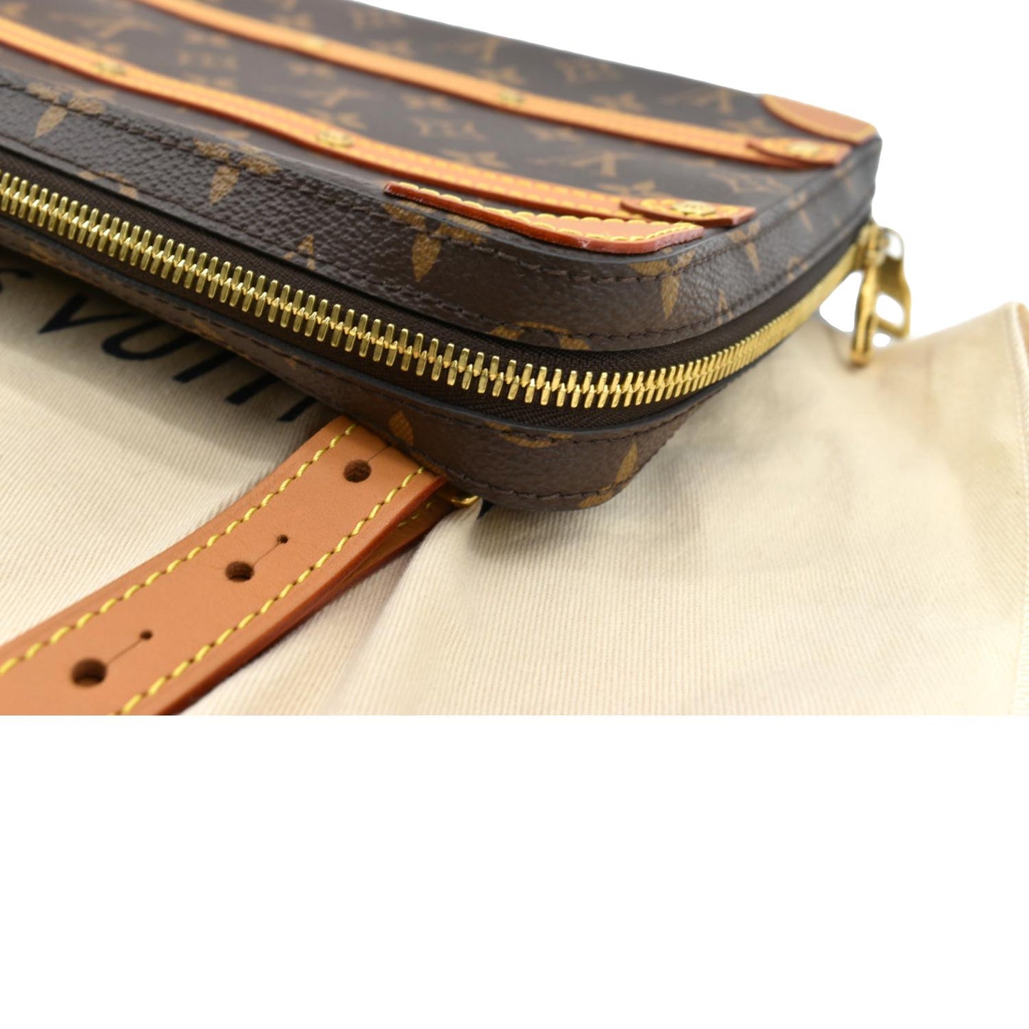 LOUIS VUITTON Soft Trunk PM Monogram Canvas Messenger Bag Brown - Final Sale