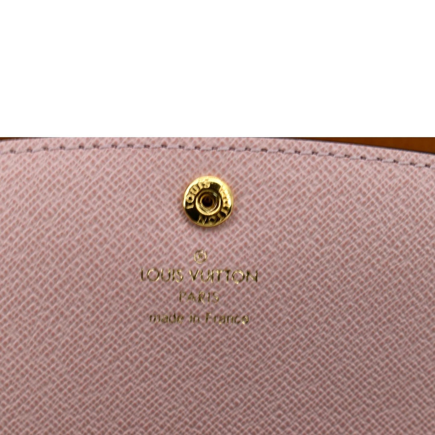 LOUIS VUITTON Emilie Monogram Canvas Wallet Rose Ballerine