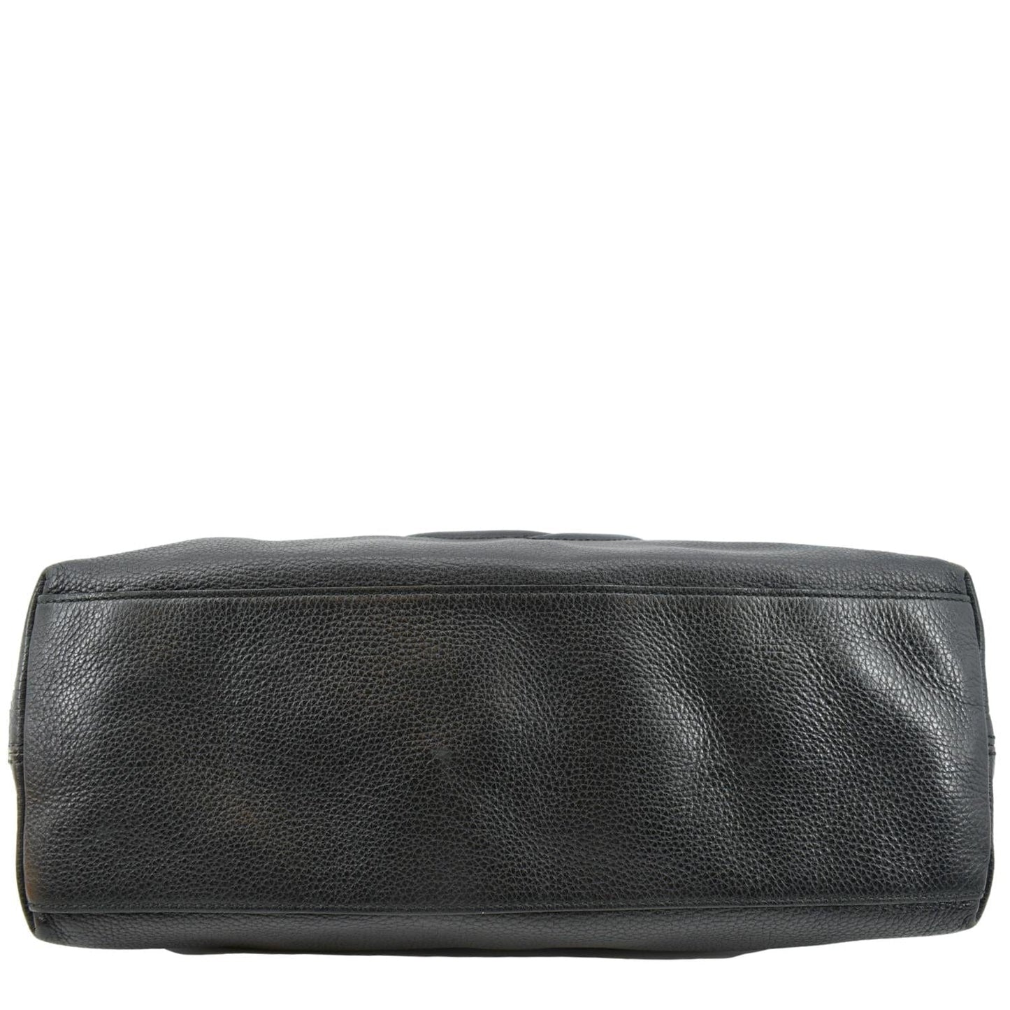 GUCCI Soho Pebbled Leather Chain Shoulder Bag Black 308982
