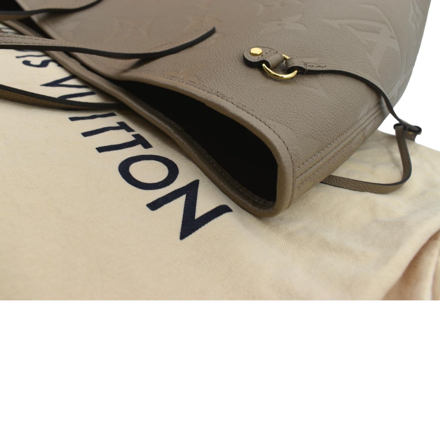 LOUIS VUITTON Neverfull MM Monogram Leather Tote Bag Tourterelle - New Year Deals