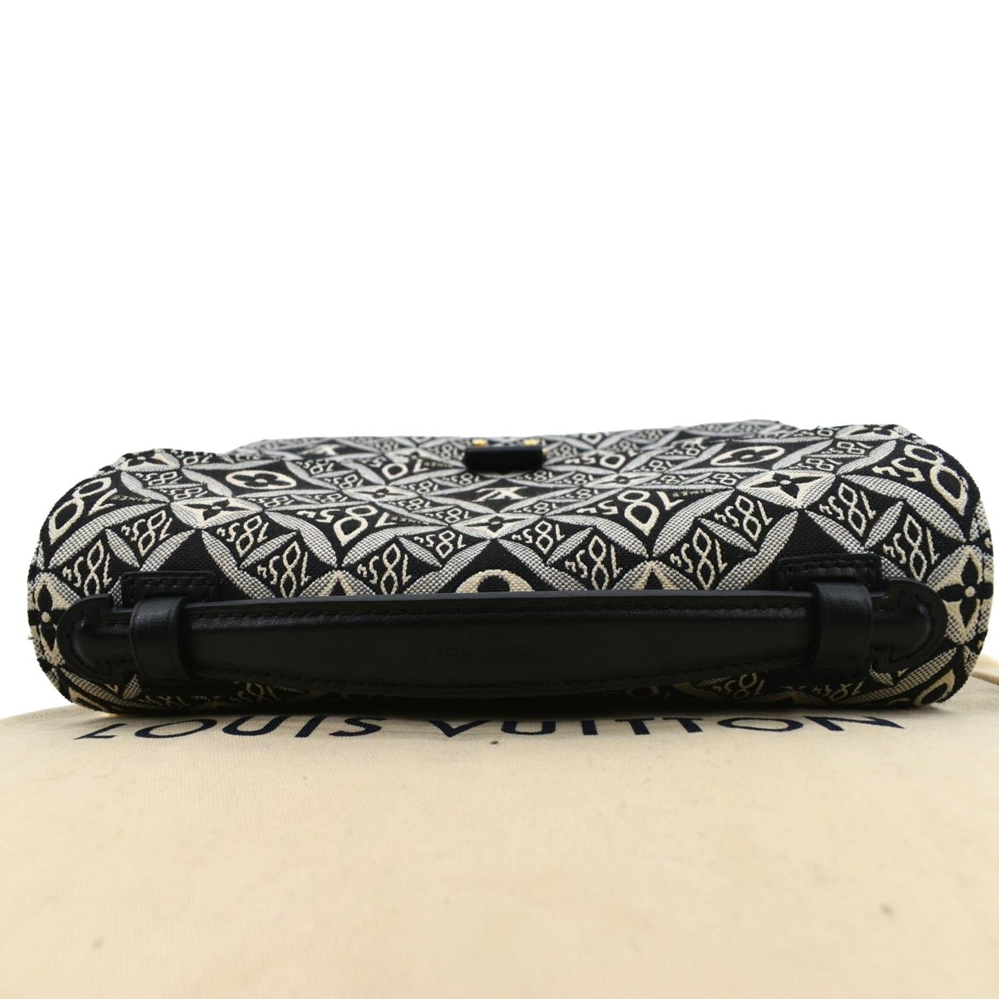 LOUIS VUITTON Metis Pochette Jacquard Since1854 Leather Top Handle Satchel Bag Grey  - New Year Deals