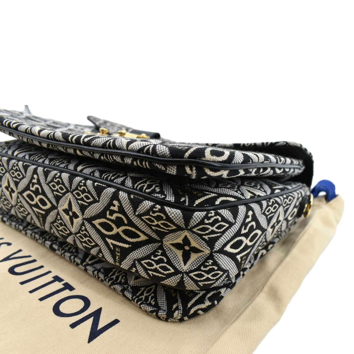 LOUIS VUITTON Metis Pochette Jacquard Since1854 Leather Top Handle Satchel Bag Grey  - New Year Deals