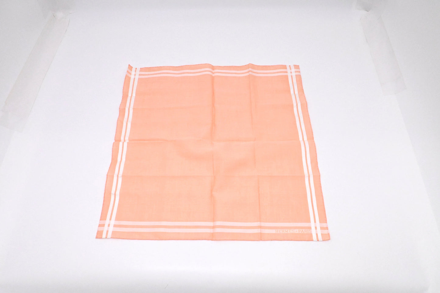 Hermes Handkerchief in Orange Cotton