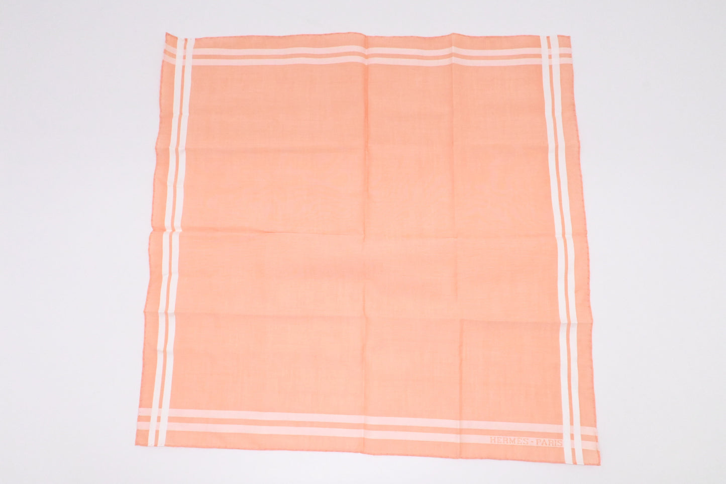 Hermes Handkerchief in Orange Cotton