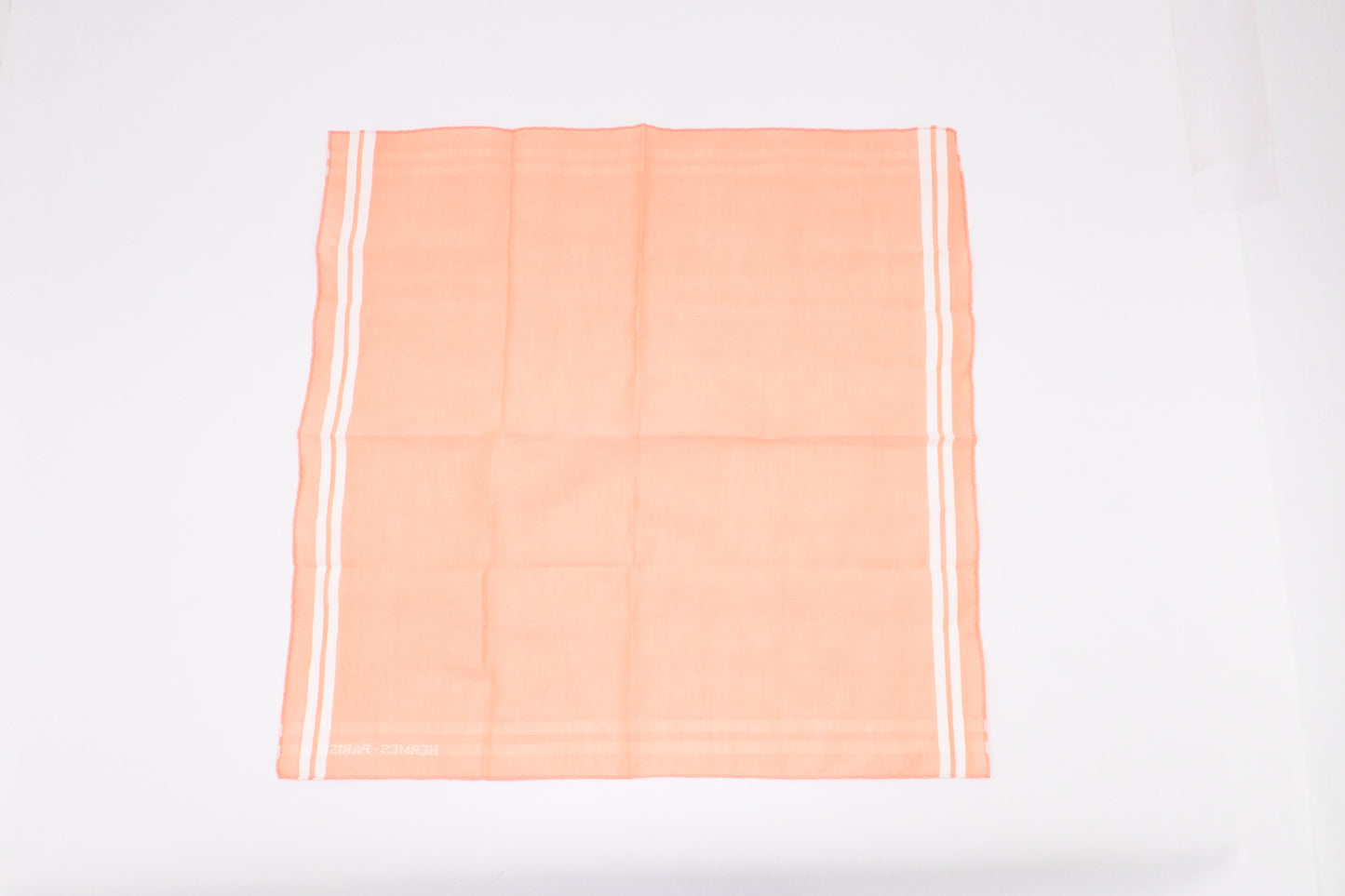 Hermes Handkerchief in Orange Cotton