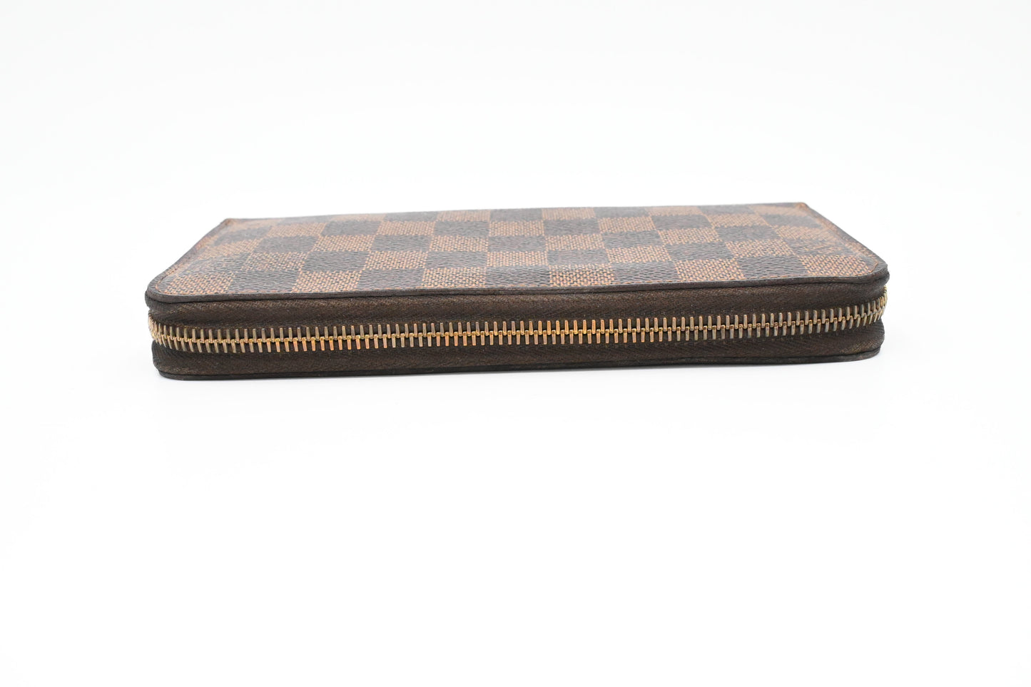 Louis Vuitton Long Zippy Wallet in Damier Ebene Canvas