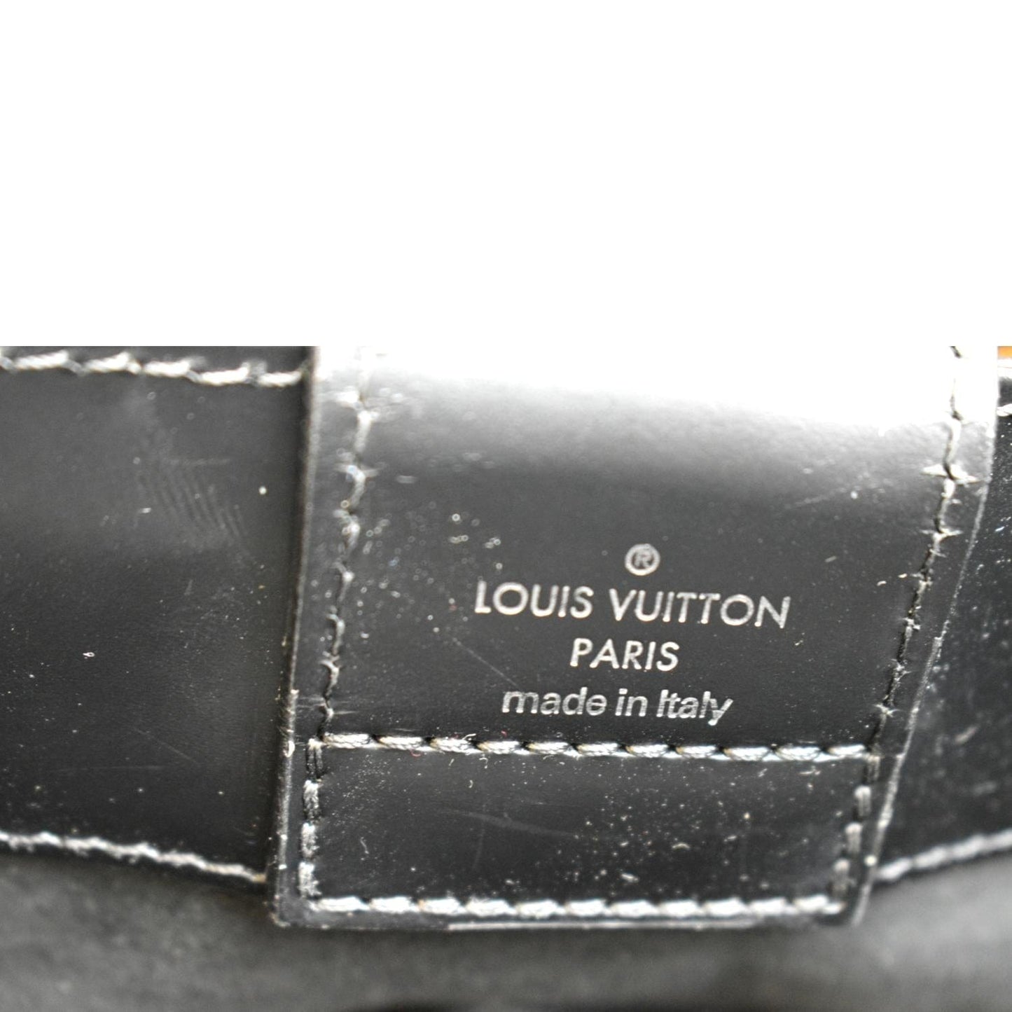 LOUIS VUITTON Kleber Epi Leather Shoulder Bag Black
