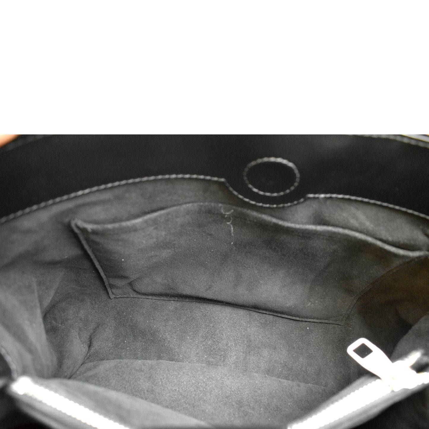 LOUIS VUITTON Kleber Epi Leather Shoulder Bag Black