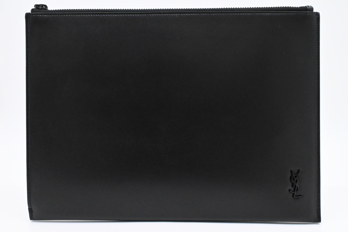 YSL Saint Laurent Clutch in Black Leather