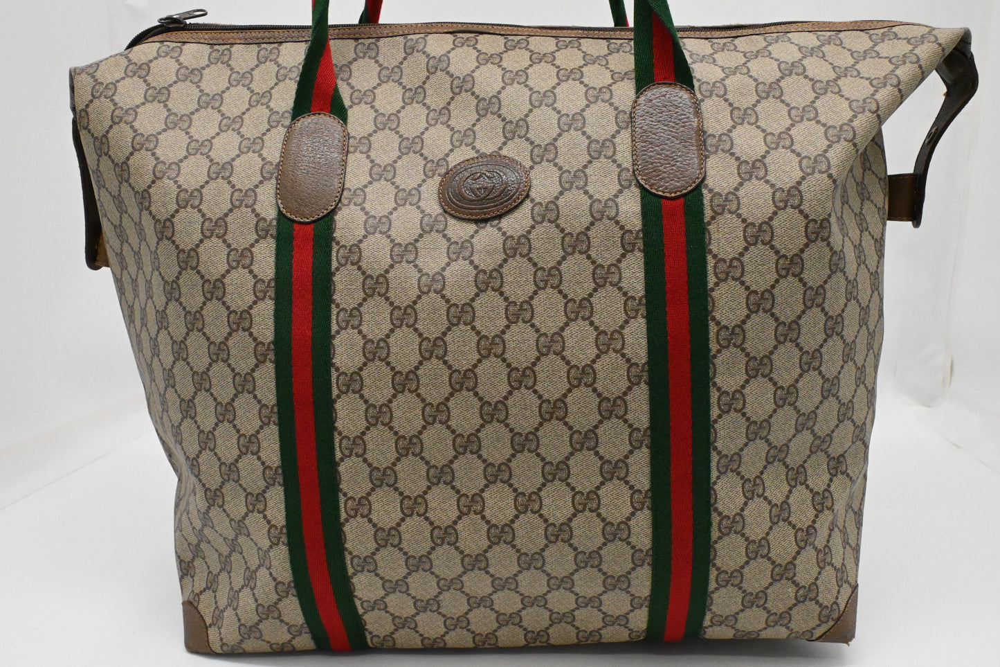 Gucci Travel Tote Bag in GG Supreme Canvas