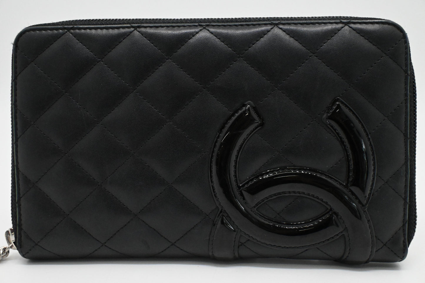 Chanel Cambon Organizer in Black Leather