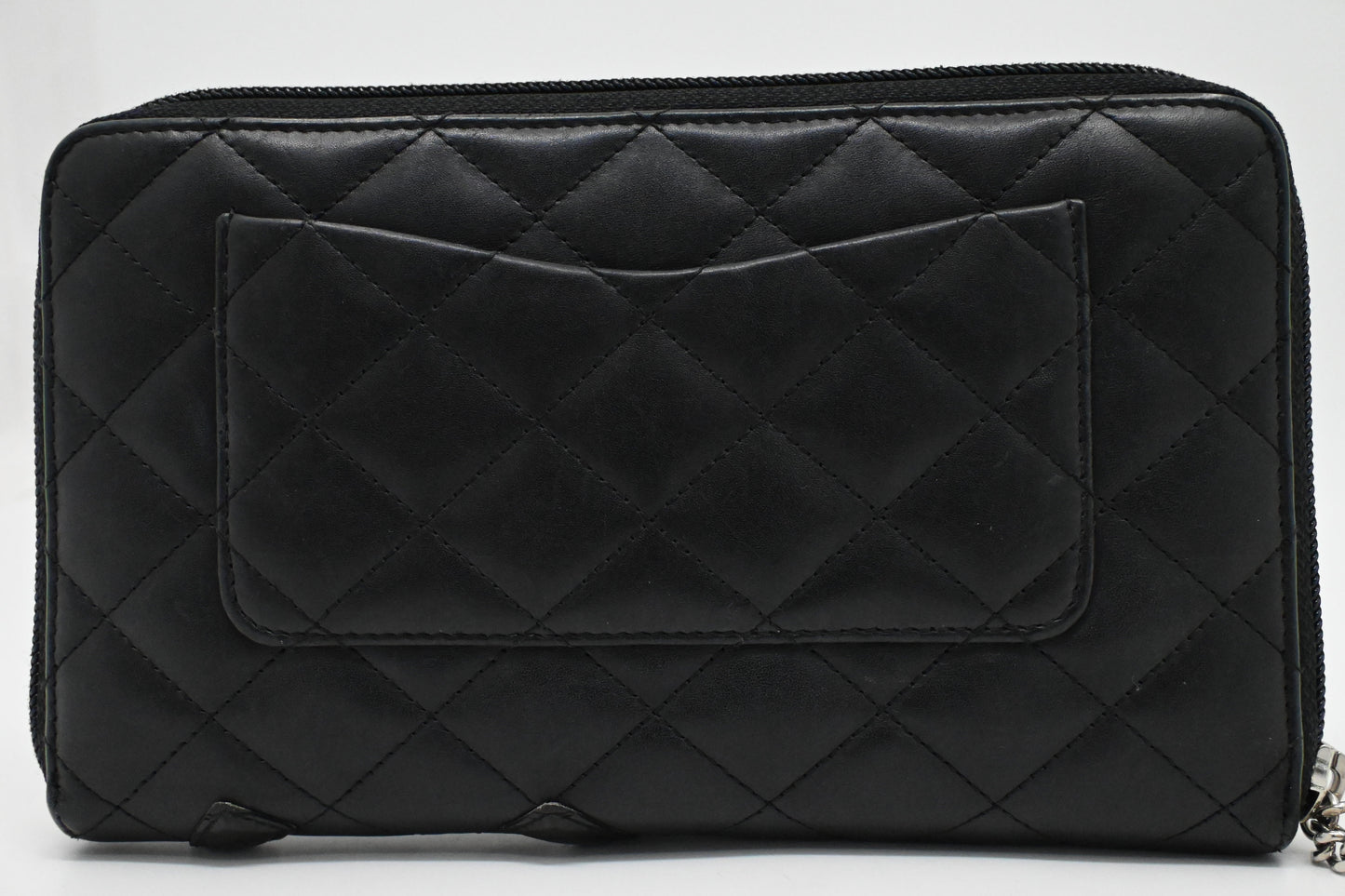 Chanel Cambon Organizer in Black Leather