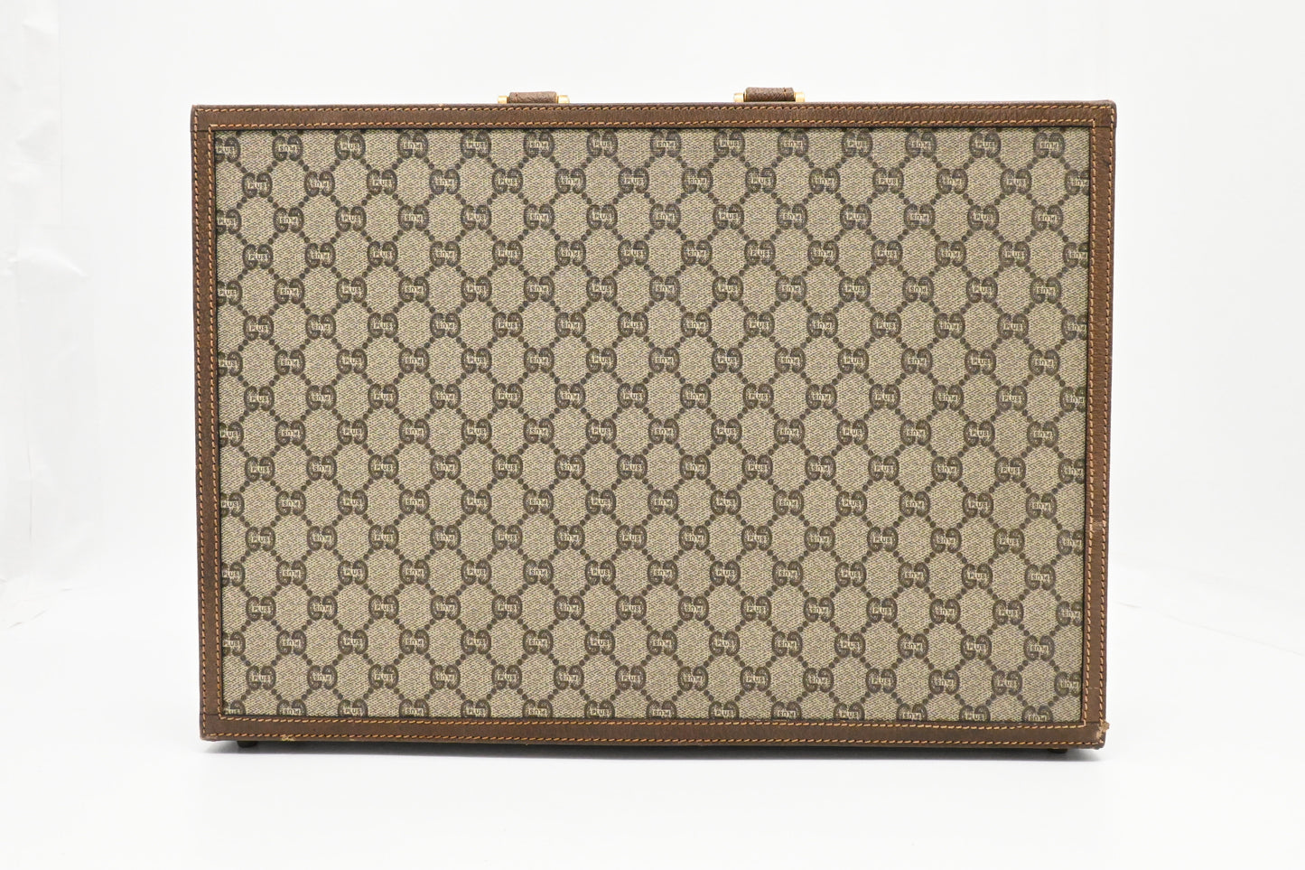 Gucci Plus Briefcase in GG Coated Canvas