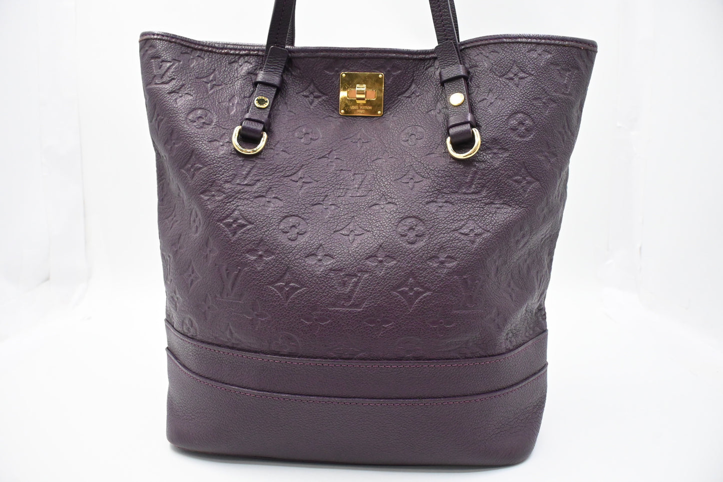 Louis Vuitton Citadine in Purple Empreinte Leather