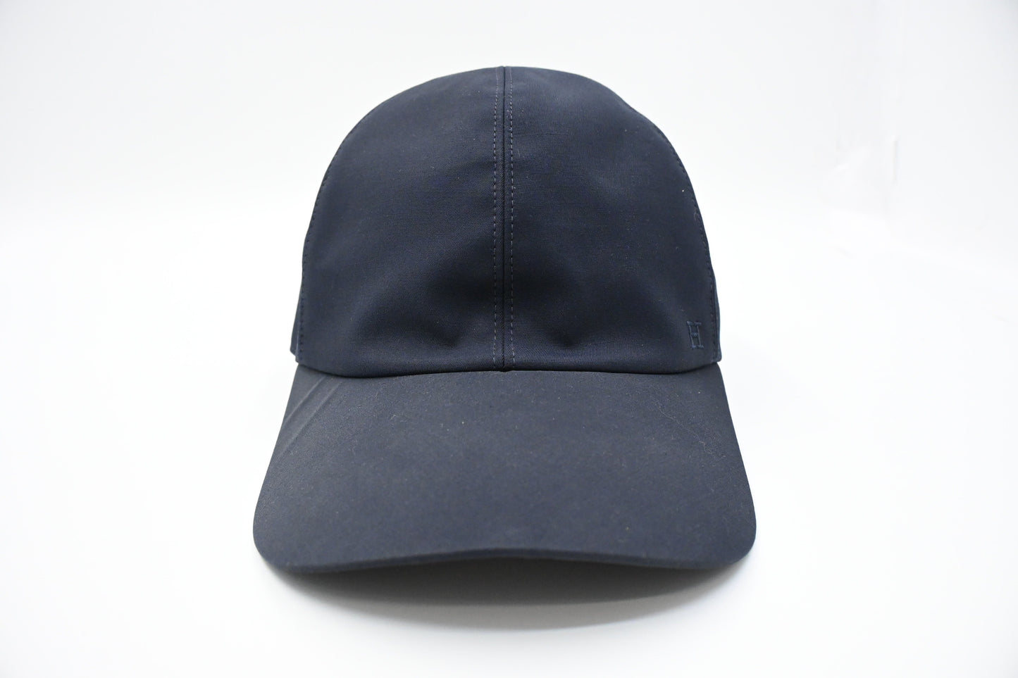 Hermes Cap in Blue Linen