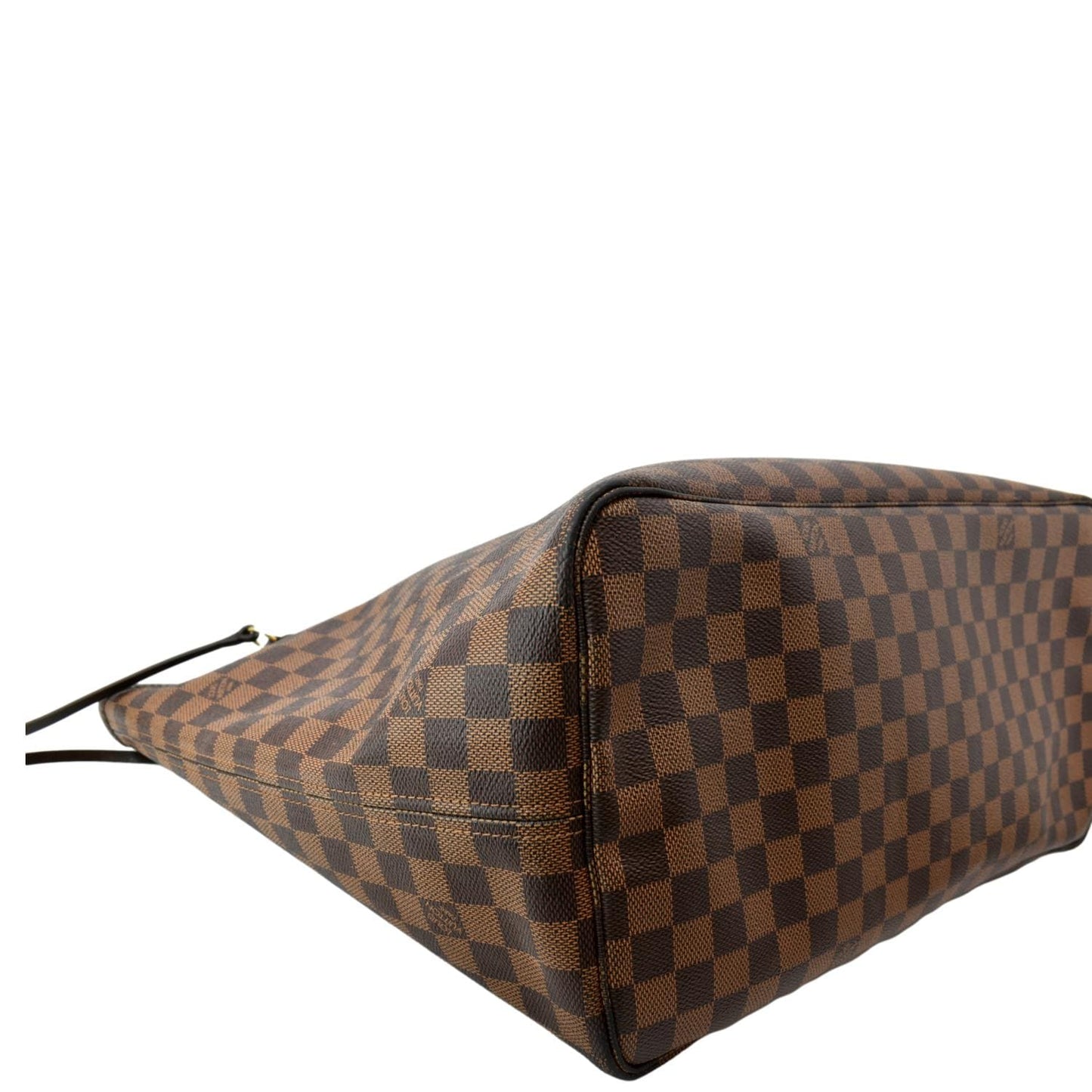 LOUIS VUITTON Neverfull GM Damier Ebene Tote Shoulder Bag Brown