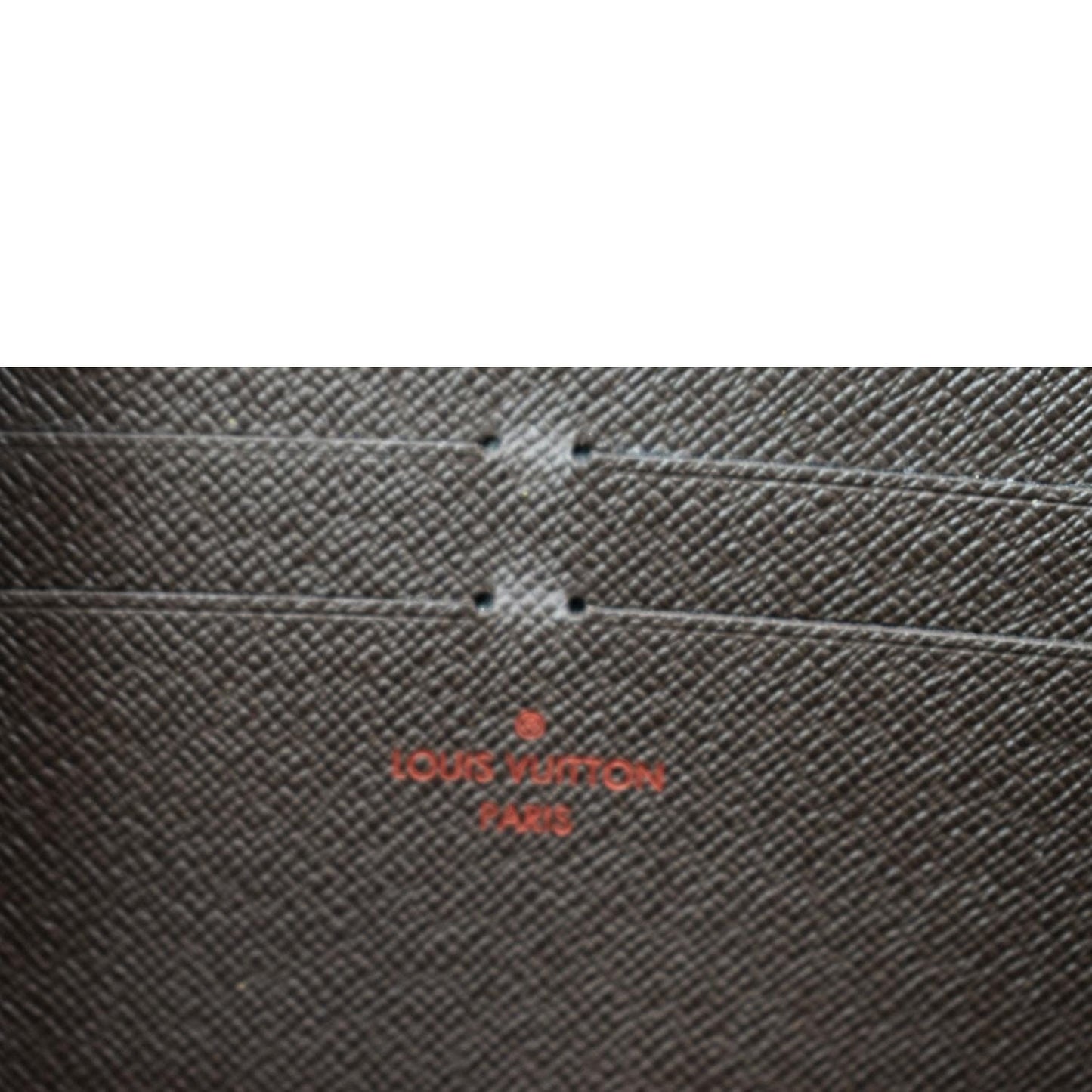 LOUIS VUITTON Zippy Long Damier Ebene Wallet Brown
