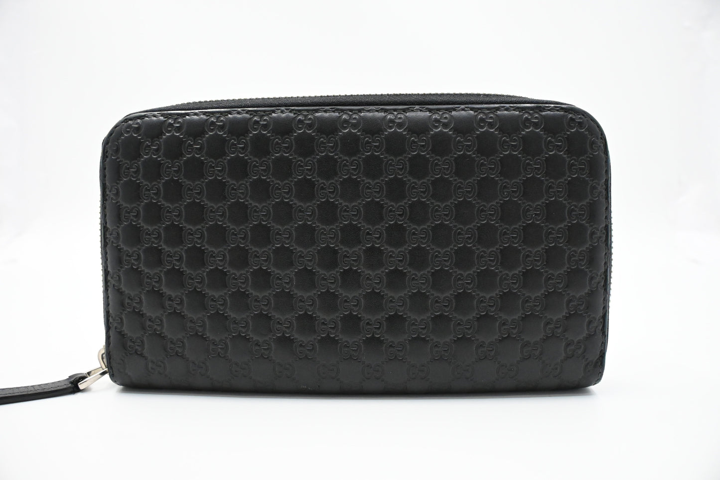 Gucci Long Wallet in Black Microguccissima Leather