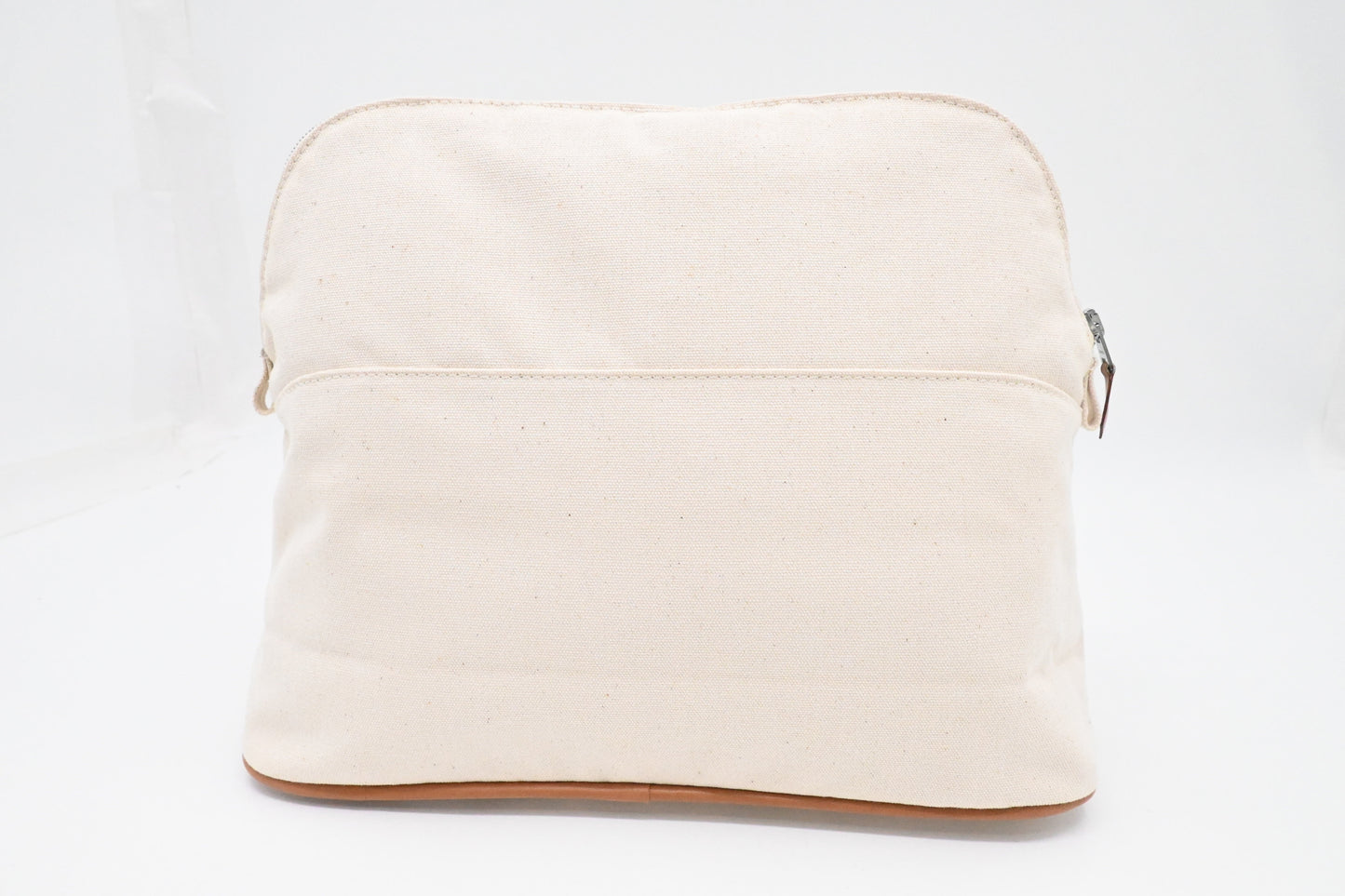 Hermes Bolide Case 31 in Cream Canvas