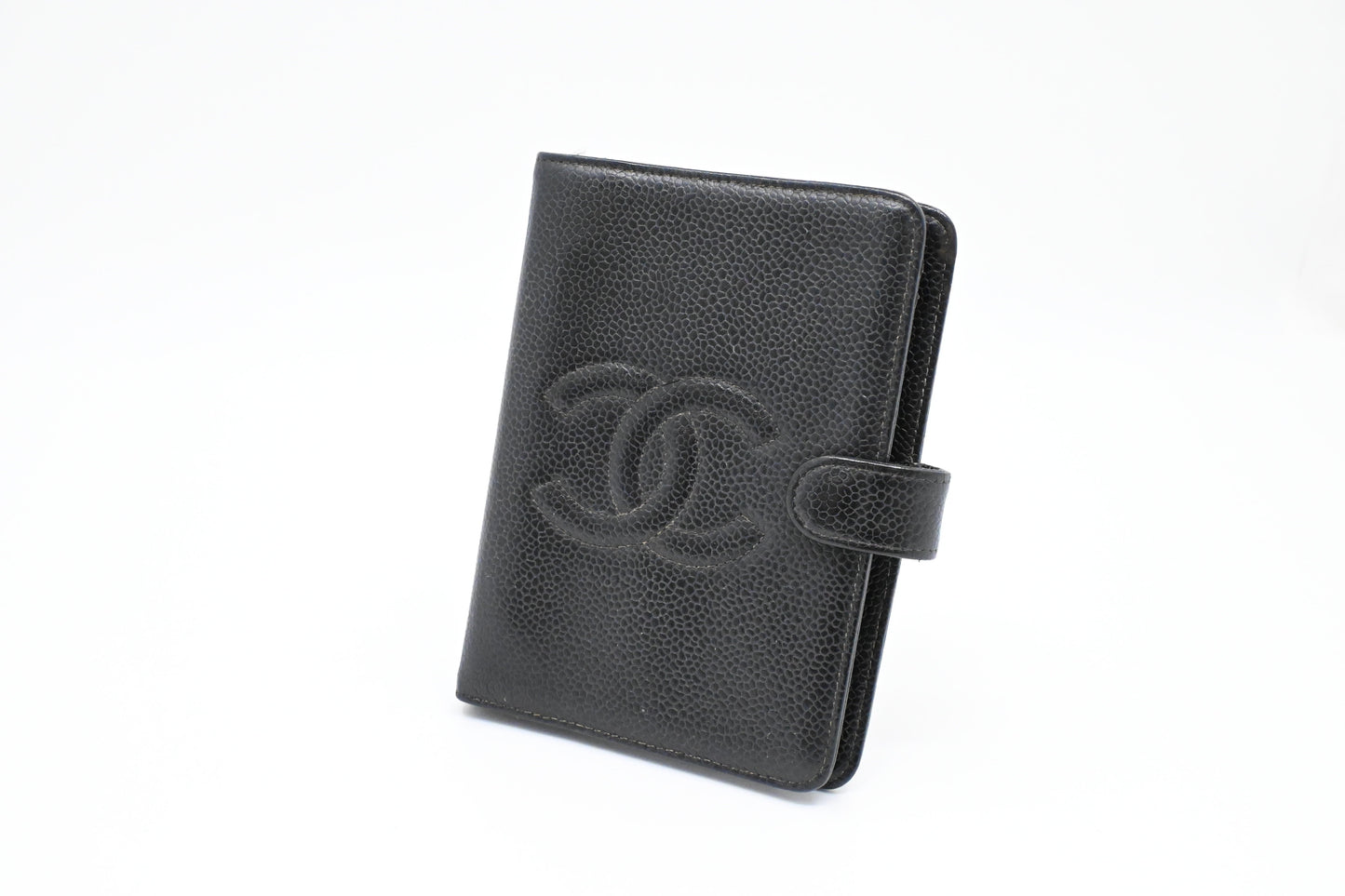 Chanel Agenda PM in Black Caviar Leather