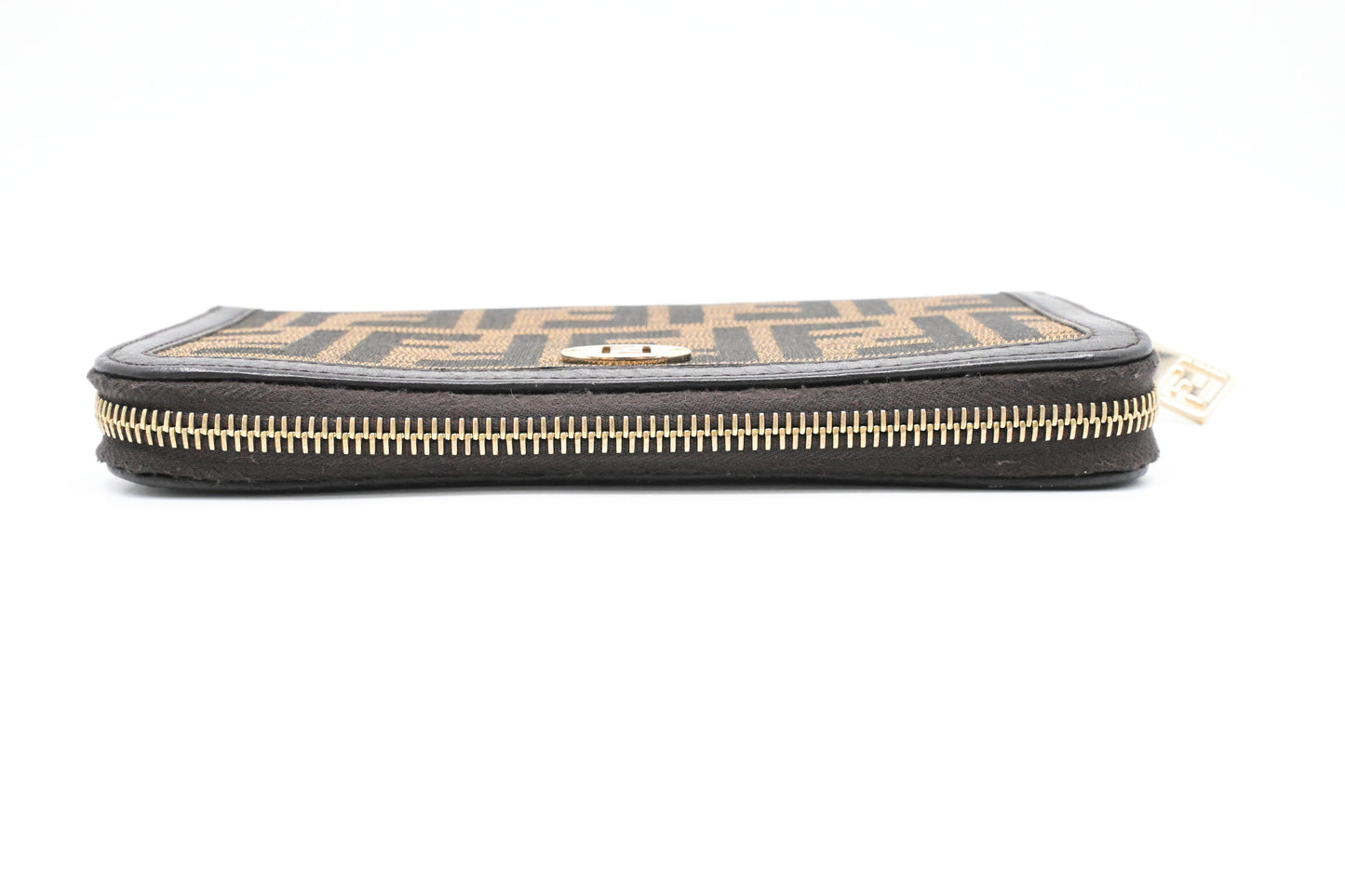 Fendi Long Zippy Wallet in Zucca Canvas