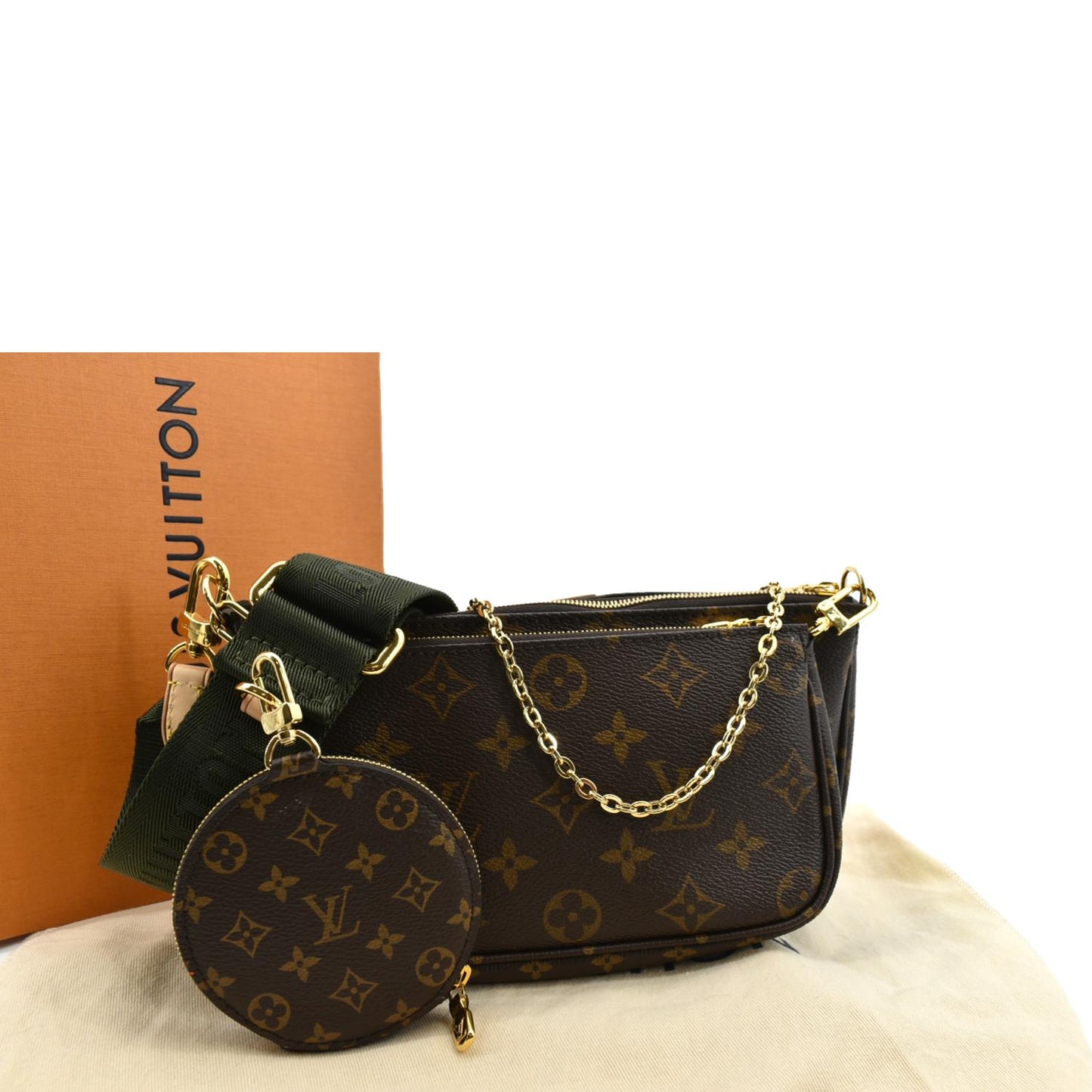 LOUIS VUITTON  Multi Pochette Accessoires Monogram Canvas Shoulder Bag