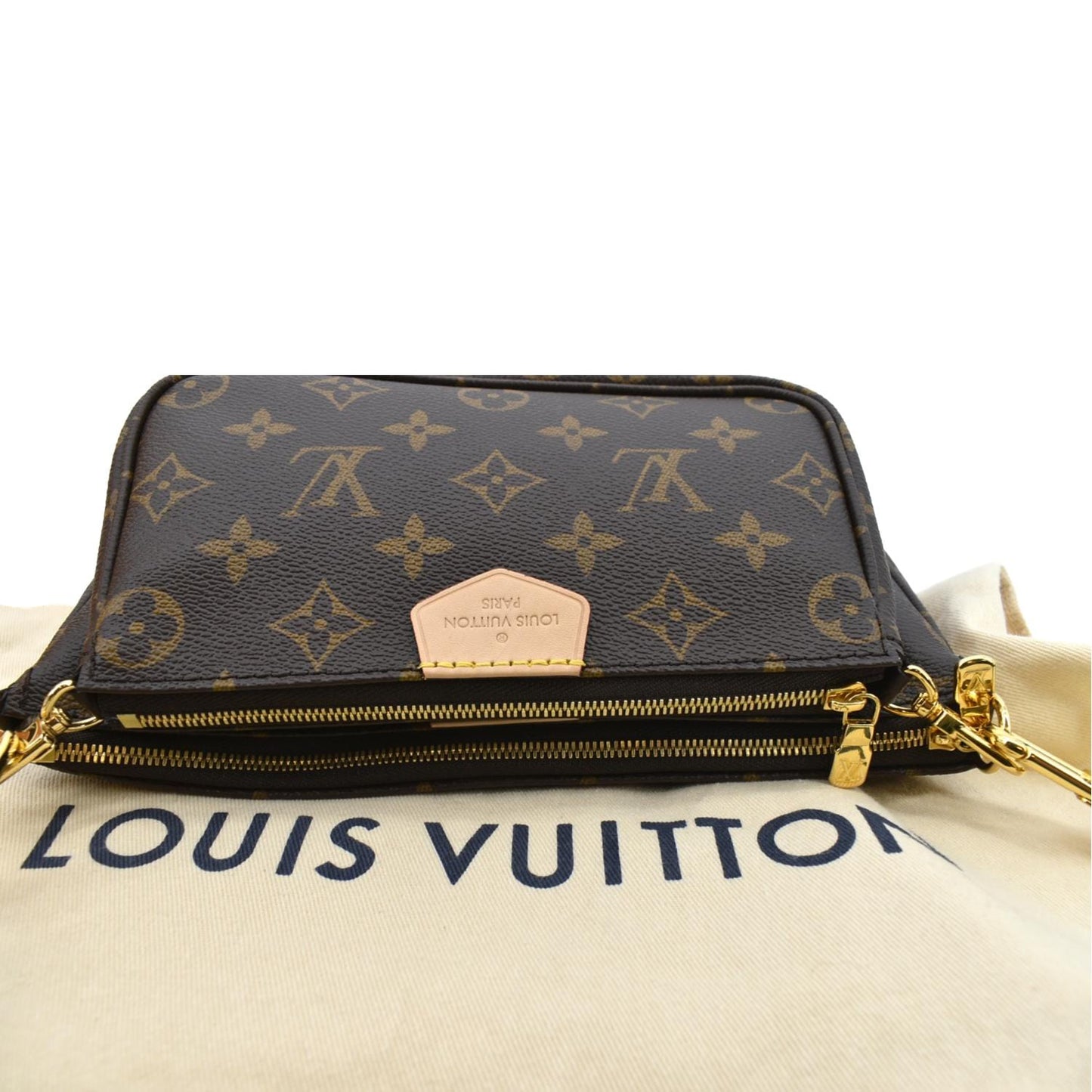 LOUIS VUITTON  Multi Pochette Accessoires Monogram Canvas Shoulder Bag