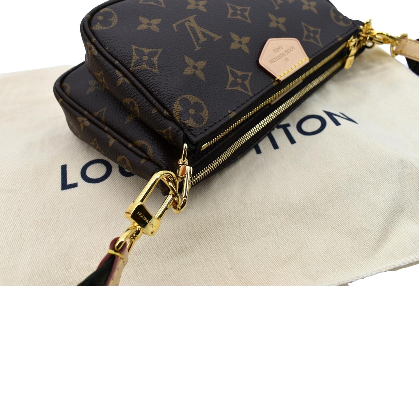 LOUIS VUITTON  Multi Pochette Accessoires Monogram Canvas Shoulder Bag