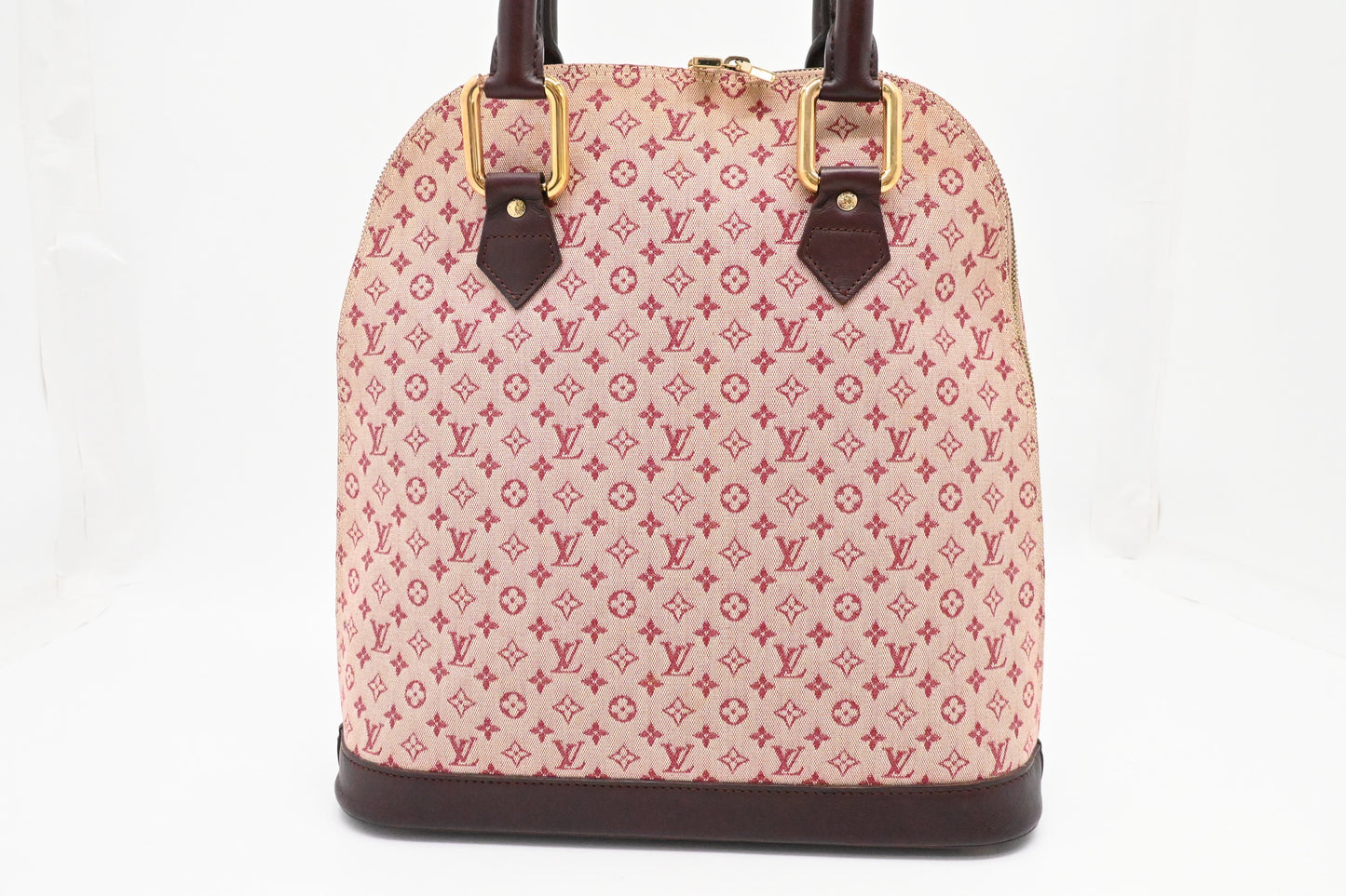 Louis Vuitton Alma Haut in Cerise Minilin Canvas