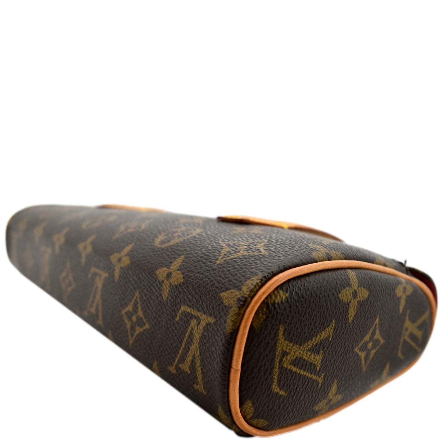 LOUIS VUITTON Sonatine Monogram Canvas Satchel Bag Brown