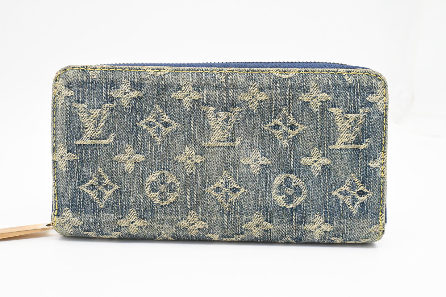 Louis Vuitton Long Zippy Wallet in Monogram Denim