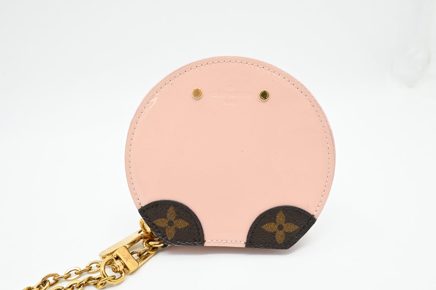 Louis Vuitton Micro BoÃ®te Chapeau in Pink Vernis Leather and Monogram Canvas