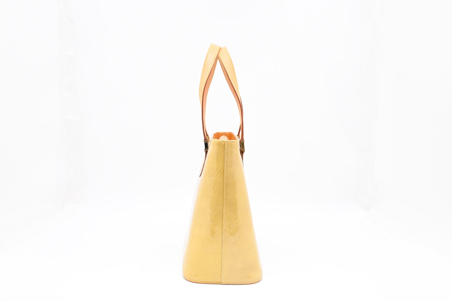 Louis Vuitton Houston in Yellow Vernis Leather