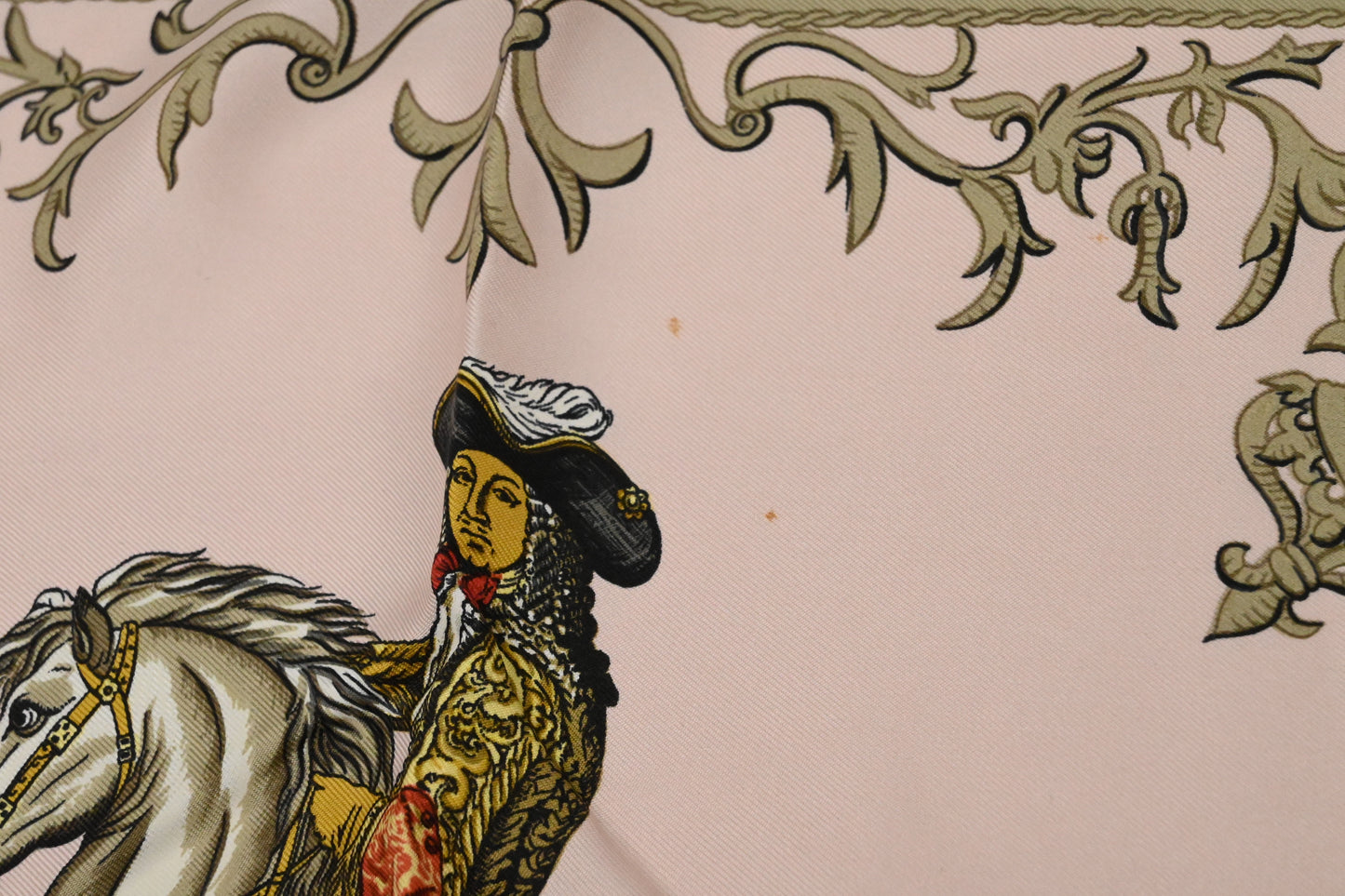 Hermes 'Ludovicus Magnus' Carre 90 in Pink Silk