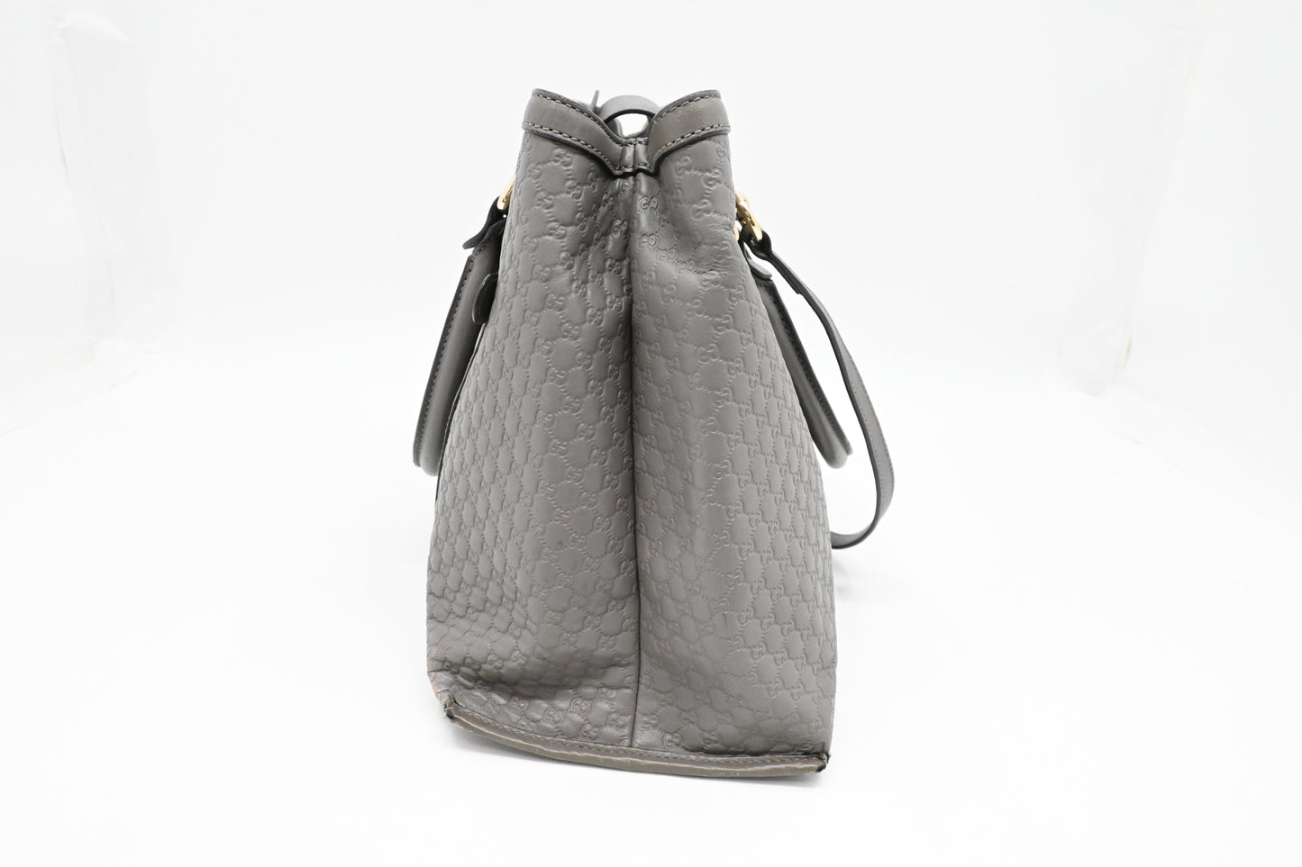 Gucci 2way Bag in Grey Microguccissima Leather