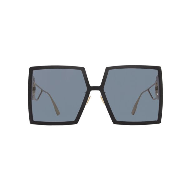 DIOR 30 MONTAIGNE SU Oversized Black Square Sunglasses