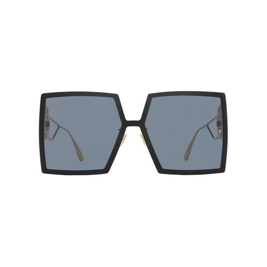 DIOR 30 MONTAIGNE SU Oversized Black Square Sunglasses
