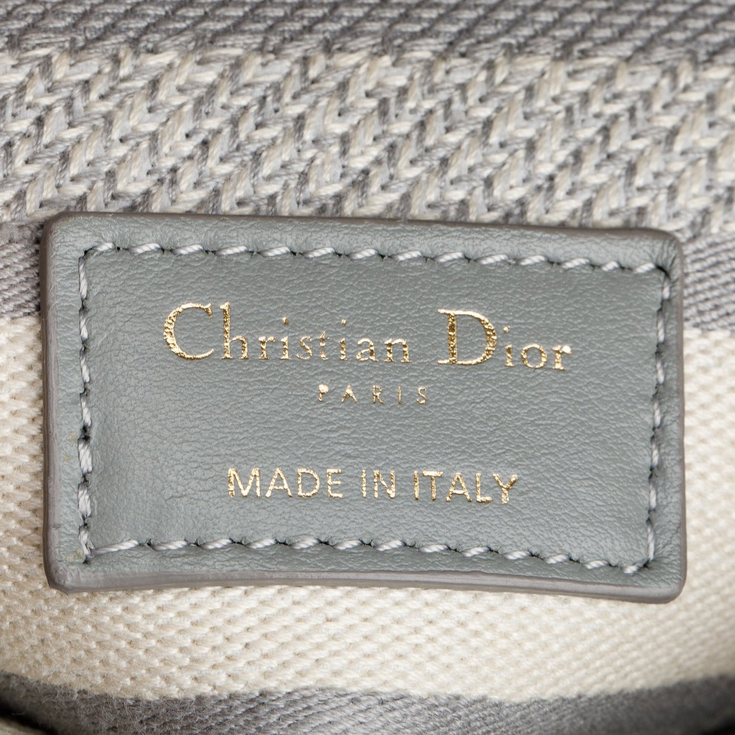 Christian Dior 2021 Grey Canvas Toile de Jouy Embroidered Medium Lady D-Lite