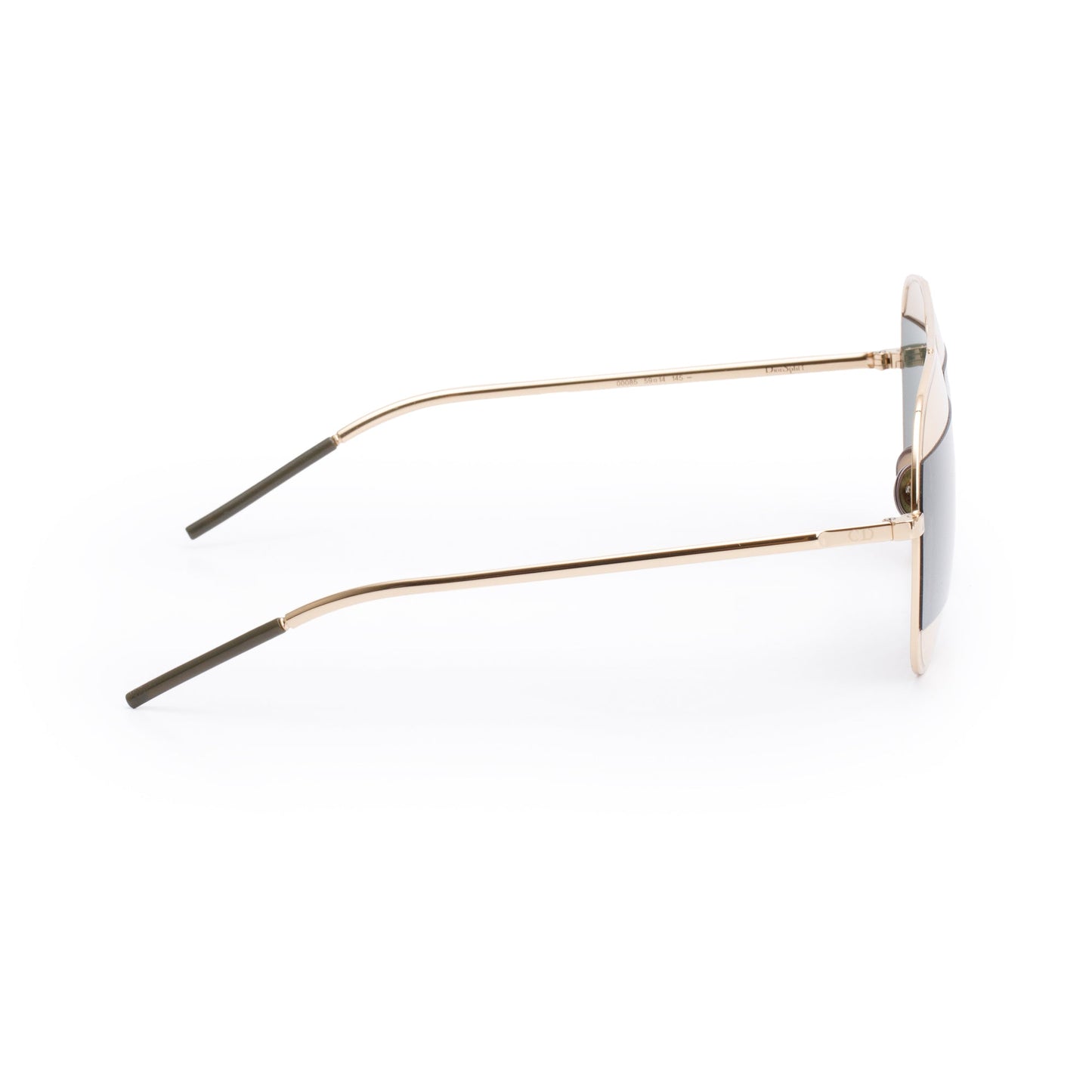 Dior Gold-Tone Metal Frame DiorSplit 1 Aviator Sunglasses