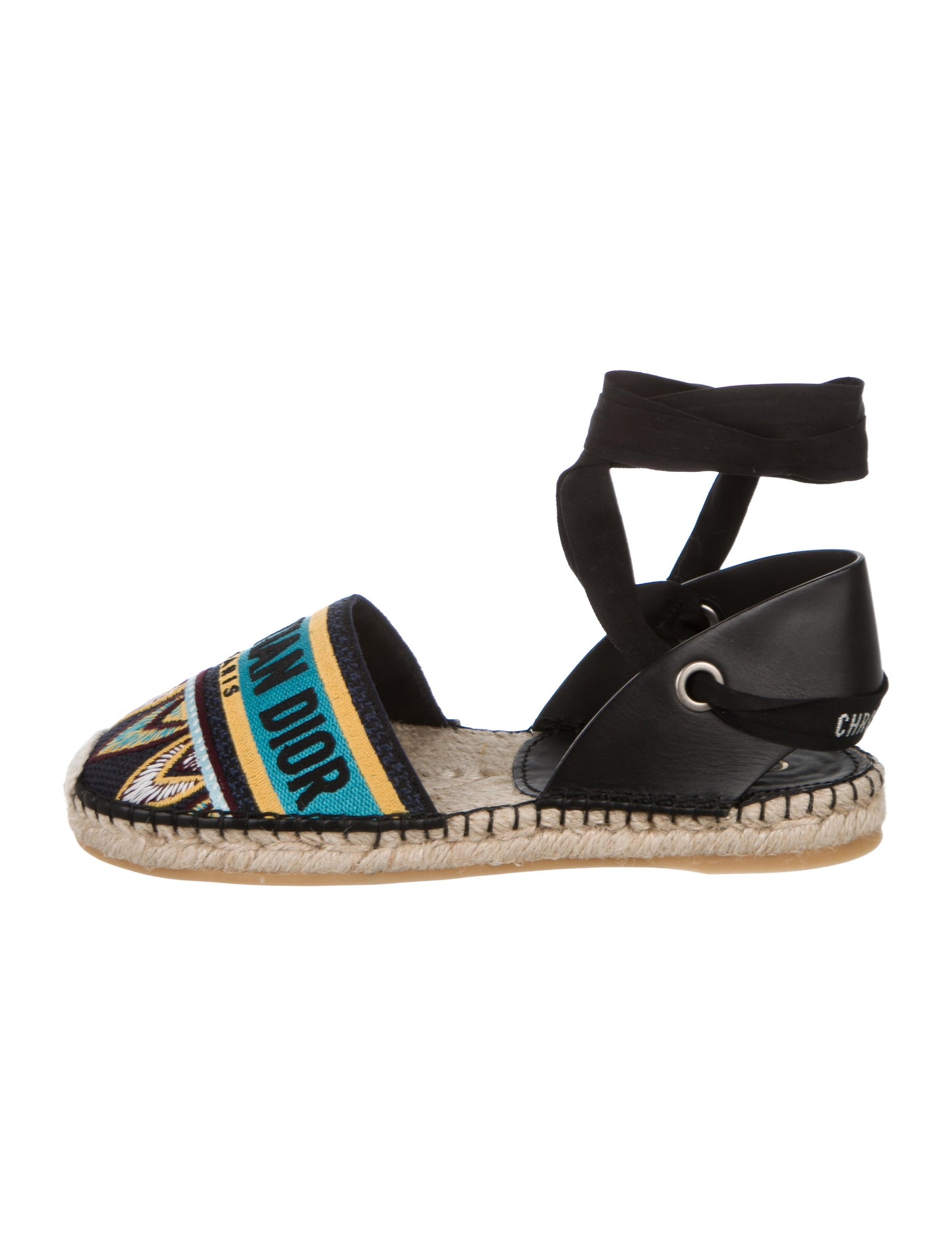 Dior Nicely-D Embroidered Espadrilles
