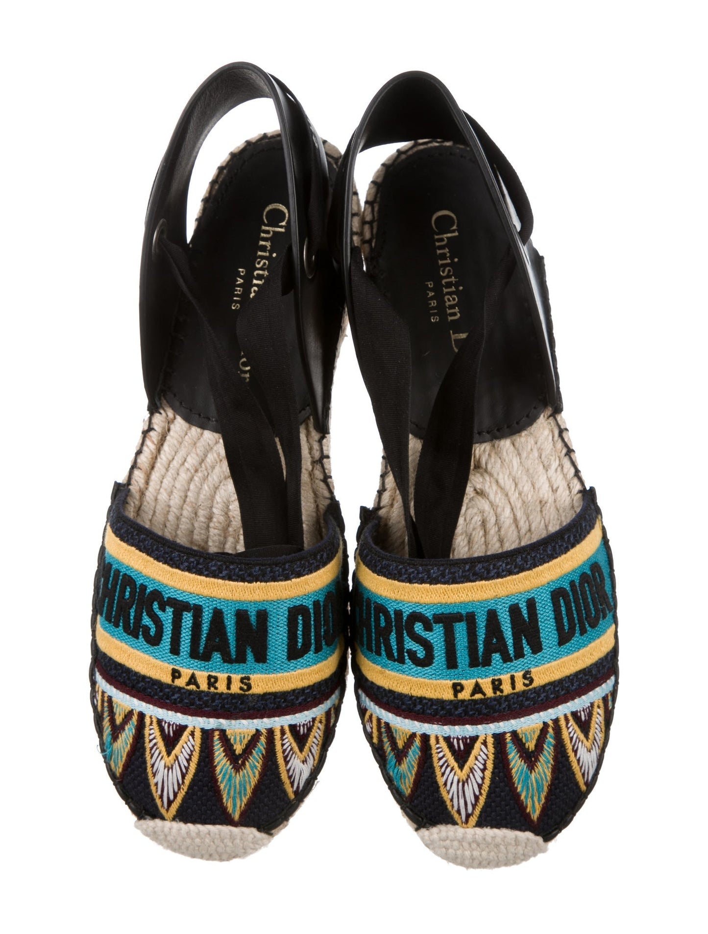 Dior Nicely-D Embroidered Espadrilles