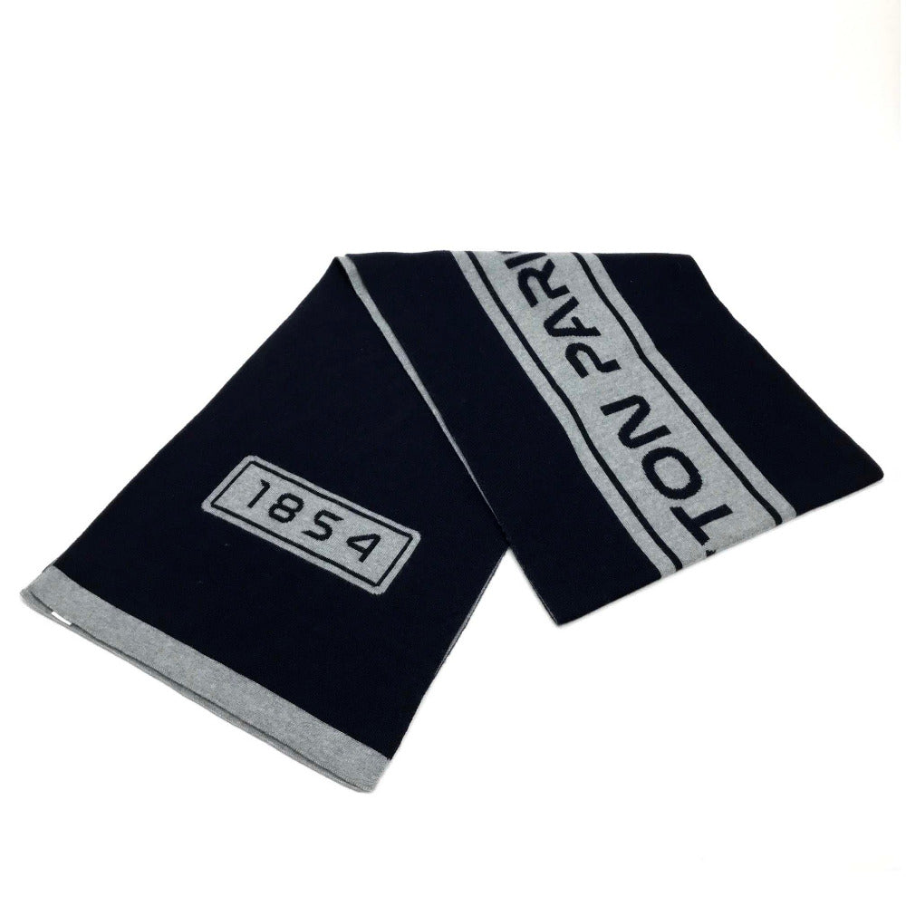 LOUIS VUITTON Scarf MP2236 wool Navy Esharp gravity mens