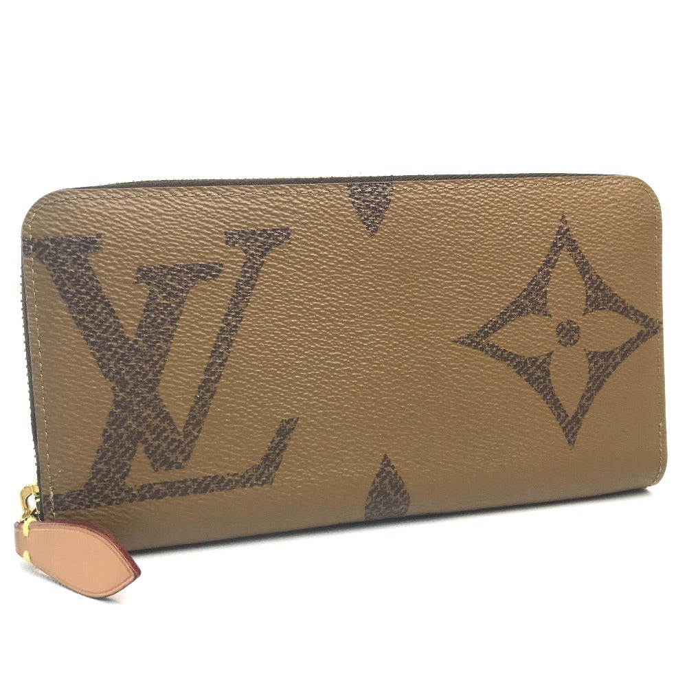 LOUIS VUITTON Long Wallet Purse M67687 Monogram reverse canvas Brown Monogram Giant Zippy wallet Women
