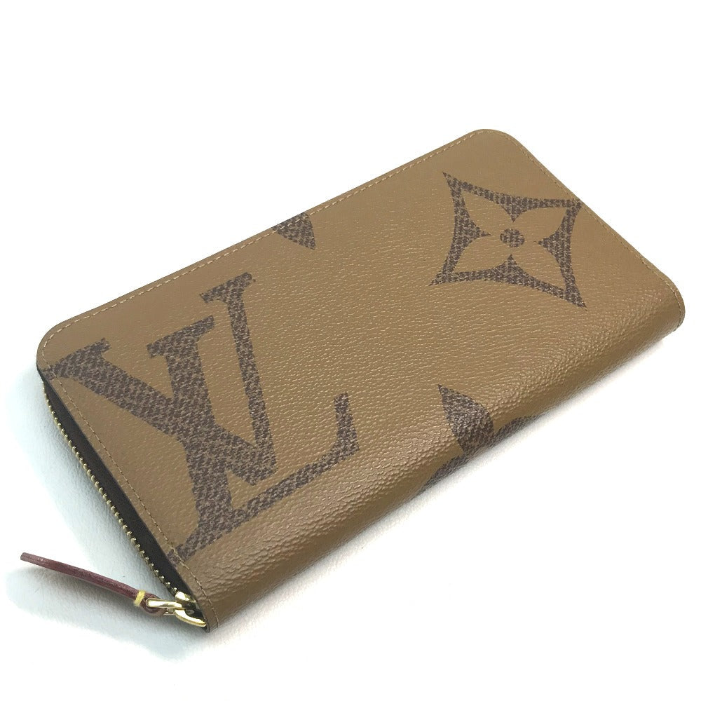 LOUIS VUITTON Long Wallet Purse M67687 Monogram reverse canvas Brown Monogram Giant Zippy wallet Women