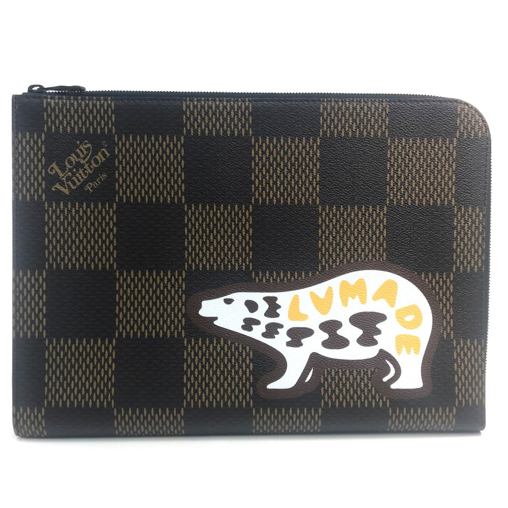 LOUIS VUITTON Clutch bag N60390 Damier canvas Brown Damier Giant Pochette Jules