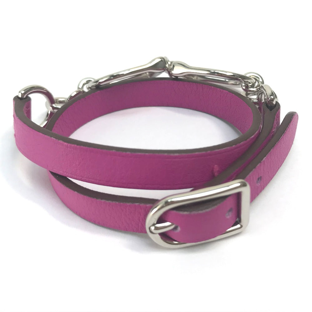 HERMES bracelet Vaux Swift purple Accessories Etrie de Bourtour Women T2